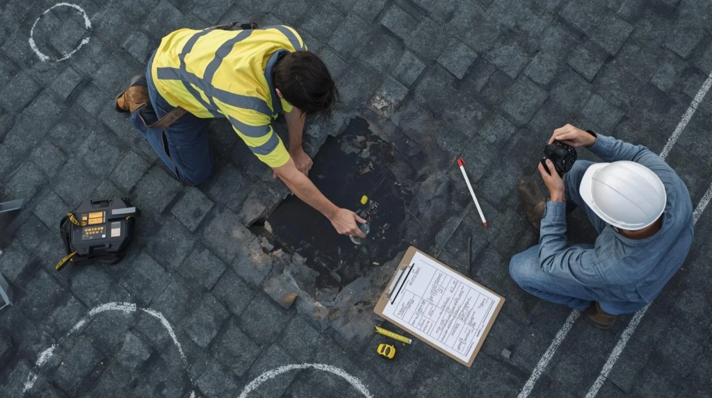 Document roof damage to prevent claim denial
