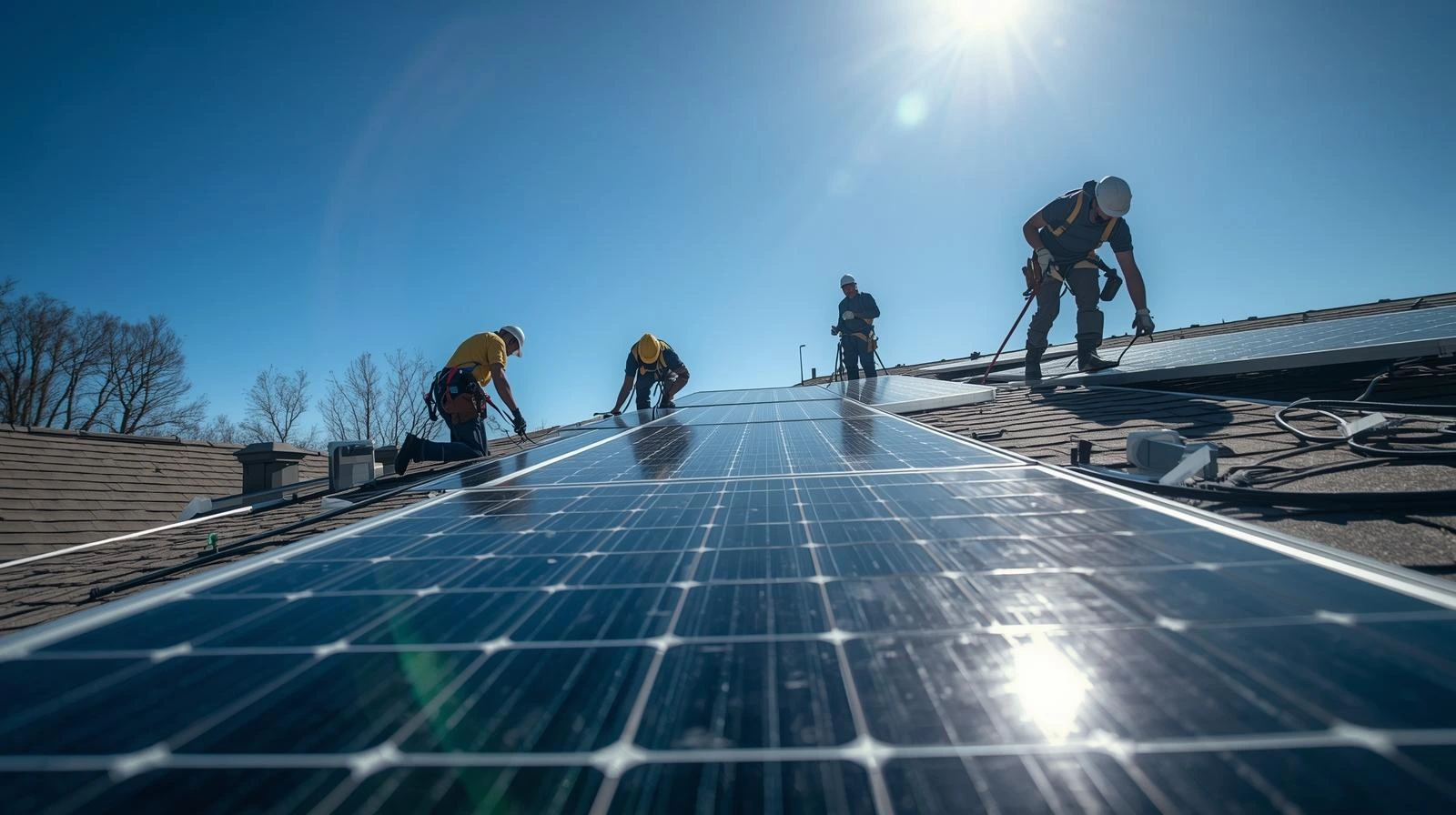 installing solar panels